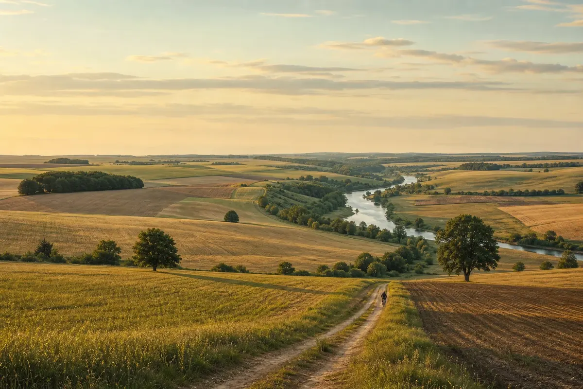 Wysoczyzna Siedlecka: krajobraz regionu na wycieczkę z Siedlec